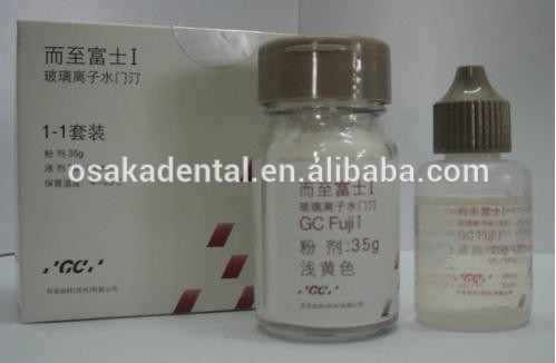 Productos dentales orginal Suministros GC Fuji 1 Vidrio Ionómero Luting Cemento / GC Materiales Fuji