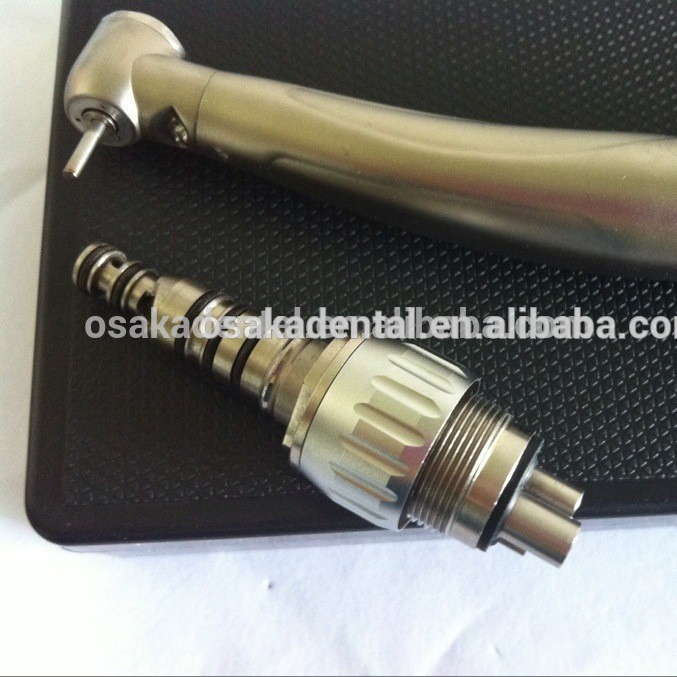 Pulsador de titanio LED generador dental pieza de mano dental con acoplamiento rápido M4 o B2