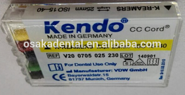 Proveedor dental de archivos Endo Venta caliente Precio barato Archivo K Reamer / archivos de canal de raíz / escariador de uso manual