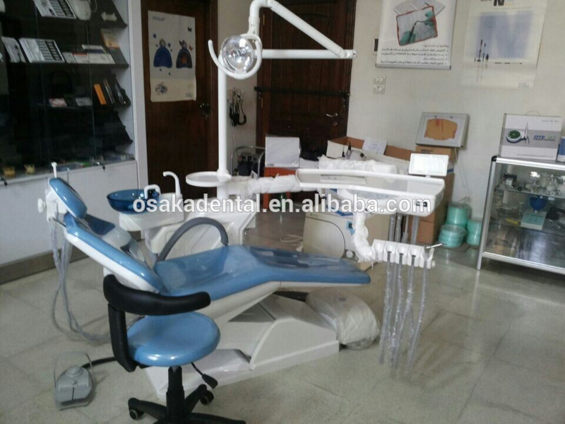CE aprobado de alta calidad controlador de pie funcional completo Dental Unit silla dental con heces de dentista