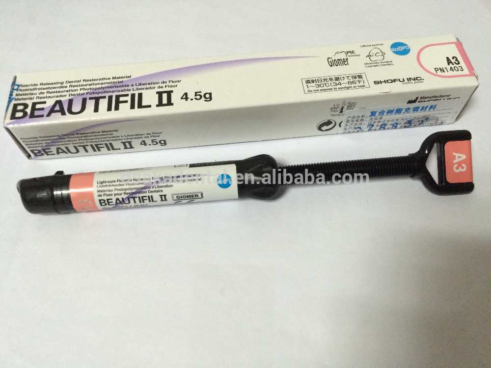 Original Shofu Japón Dental Beautiful-II 4.5G Jeringa compuesta