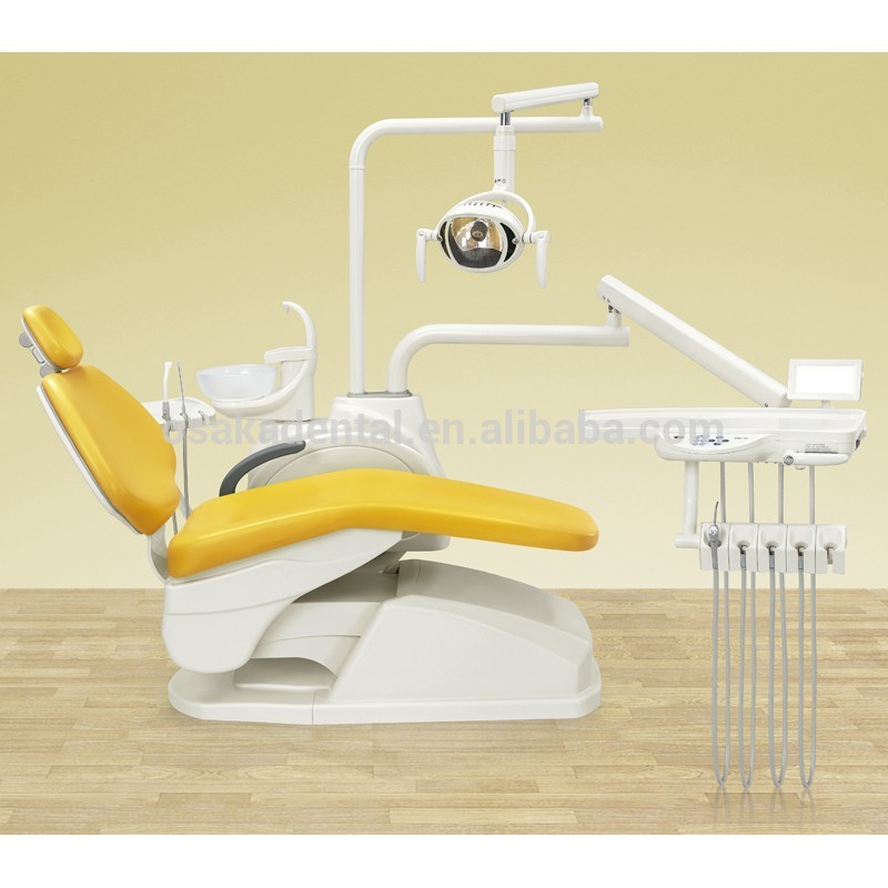 CE Aprroved Unidad dental integral sillas dentales multifuncionales con cuero PU
