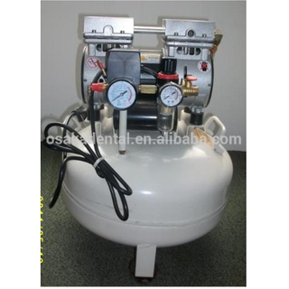 Unidad dental uno por uno Compresor de aire dental silencioso sin aceite