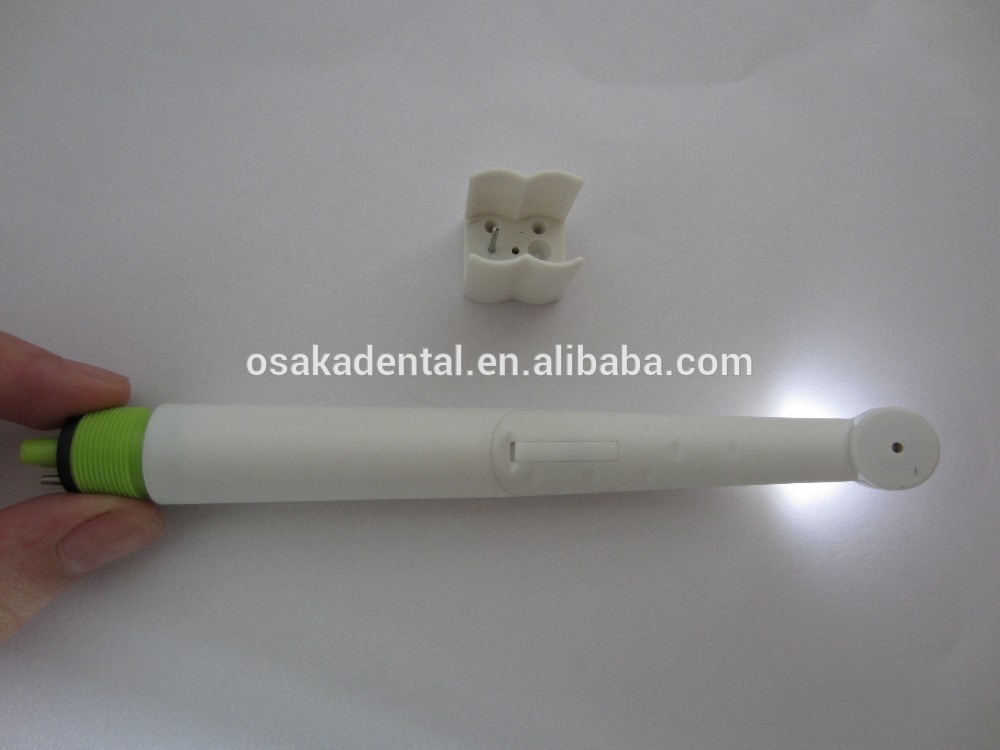 Pieza de mano de alta velocidad de turbina dental LED desechable con LED