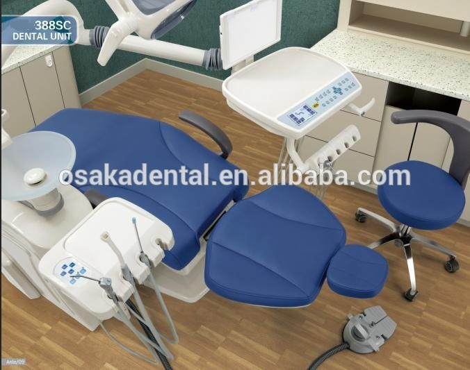 sillón dental multifuncional de alta calidad con sistema de control de nueve programas