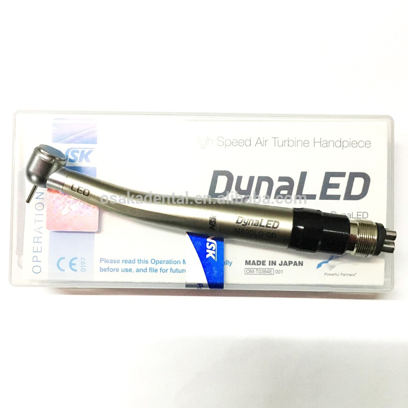Pieza de mano LED dental de titanio con acoplamiento rápido y certificación CE