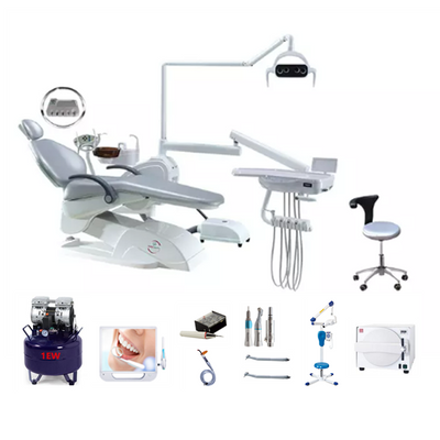 Calidad estable y nueva unidad de sillón dental con bandeja auxiliar