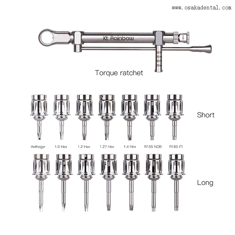Kits de herramientas de motor de implante dental kits de restauración de implantes dentales kits