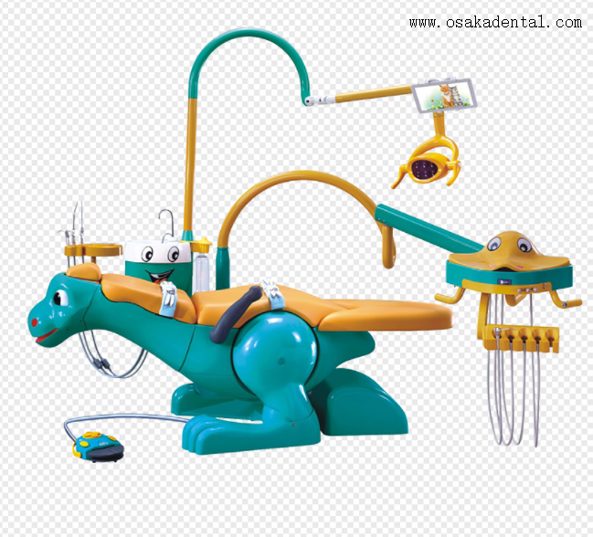 Unidad de silla dental especial para niños diseño de dibujos animados silla dental para niños silla dental popular silla dental
