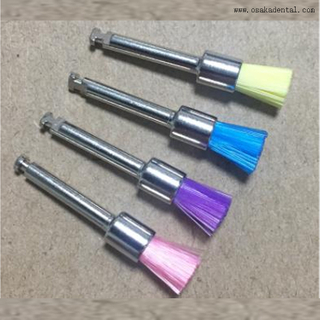 PB-330C cepillo profiláctico plano estilo pestillo dental de nailon de colores