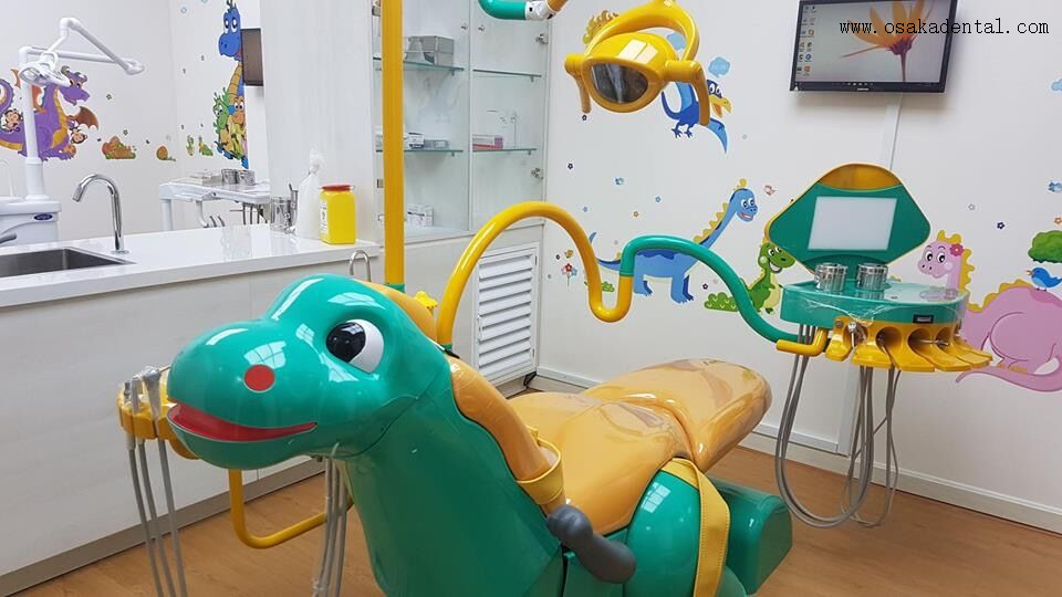 Unidad de sillón dental de diseño especial para niños