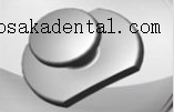 Unión de brackets de ortodoncia botones liguales monobloque con forma ovalada