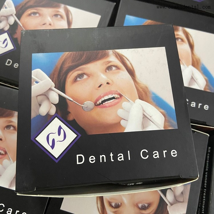 Caja de disposición de carillas dentales caja de pretratamiento de plástico